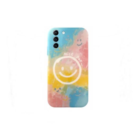 Funda suave para Samsung Galaxy S21 FE sonrisa