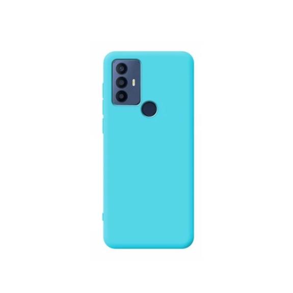 Funda suave para TCL 30SE azul turquesa