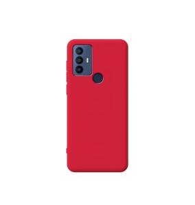 Funda suave para TCL 30SE rojo