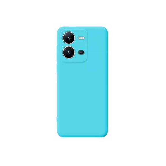 Funda suave para Vivo X80 Lite azul turquesa