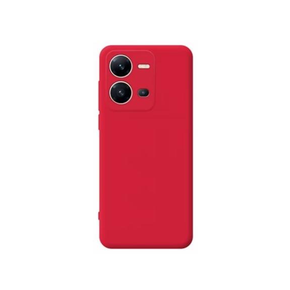 Funda suave para Vivo X80 Lite rojo