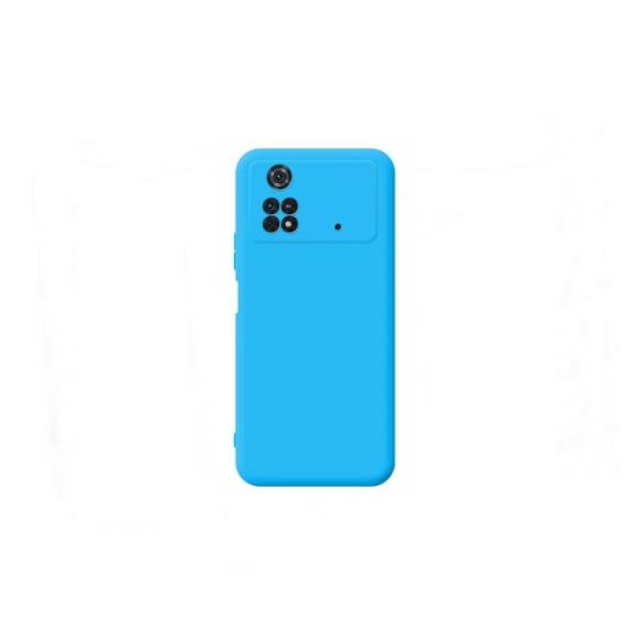 Funda suave para Xiaomi Pocophone M4 Pro 4G azul