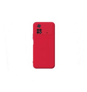 Funda suave para Xiaomi Pocophone M4 Pro 4G rojo