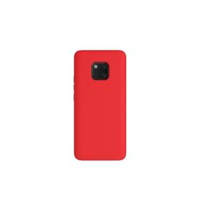 FUNDA SUAVE ROJO CON BOTONES LATERALES PARA HUAWEI MATE 20 PRO