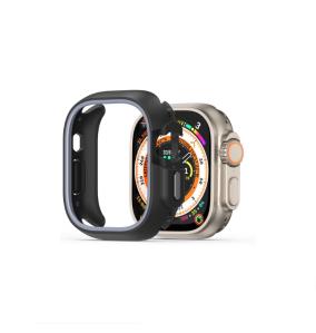 Funda TPU con Cristal Para Apple Watch Ultra 2 49mm / 49mm negro