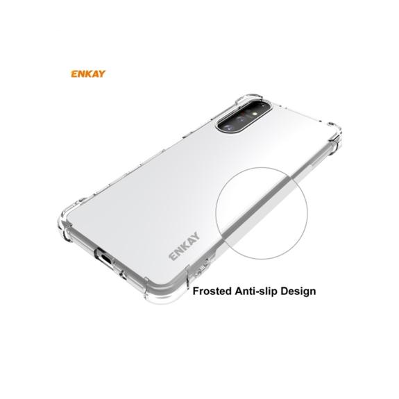 FUNDA TPU + CRISTAL TEMPLADO 2.5D PARA SONY XPERIA 5 II