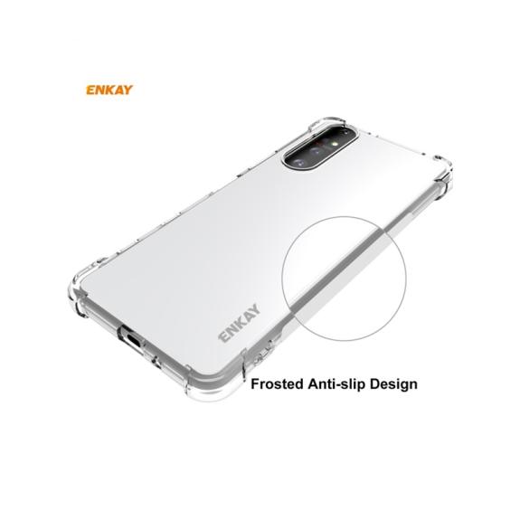 FUNDA TPU + CRISTAL TEMPLADO 2.5D PARA SONY XPERIA 5 II NEGRO