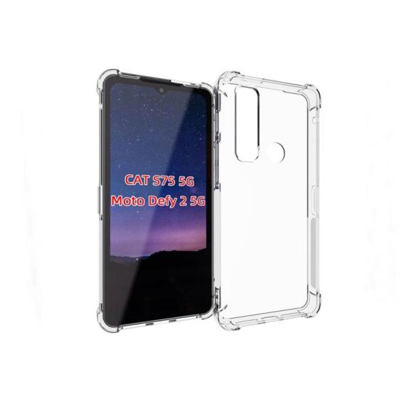 Funda TPU para Cat S75 5G / Motorola Defy 2 transparente