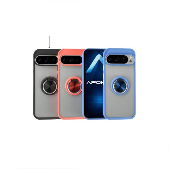 Funda TPU Para Google Pixel 11 / 11 Pro negro con iman y soporte