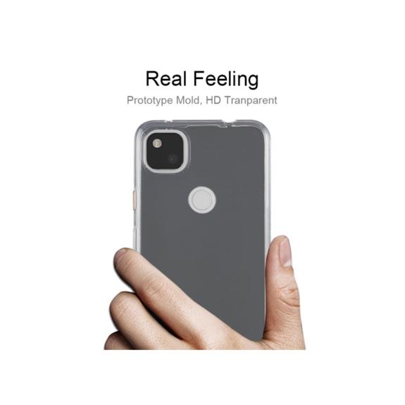 FUNDA TPU PARA GOOGLE PIXEL 4A TRANSPARENTE