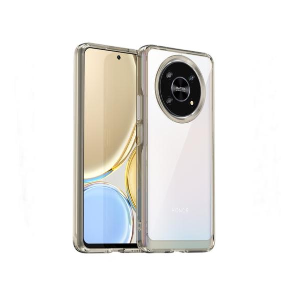 Funda TPU para Huawei Honor X9 5G transparente / gris