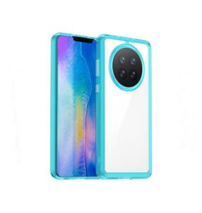 Funda TPU para Huawei Mate 50 Pro transparente / azul