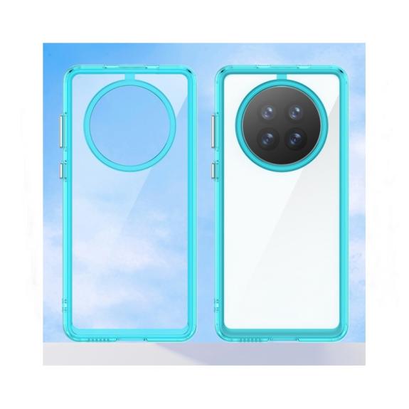 Funda TPU para Huawei Mate 50 Pro transparente / azul