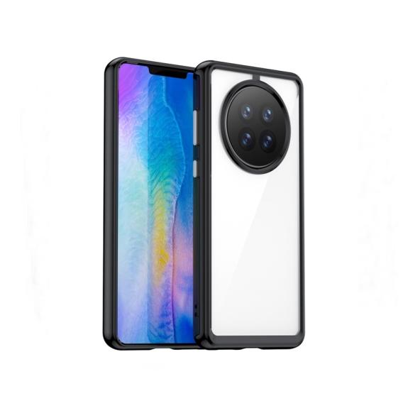 Funda TPU para Huawei Mate 50 transparente / negro