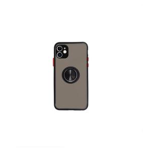 Funda TPU para iPhone 11 negro con anilla