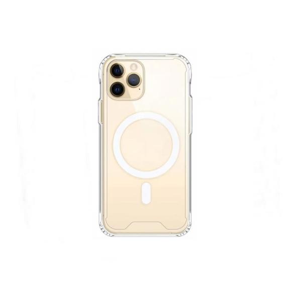 Funda TPU para iPhone 12 / 12 Pro transparente con iman Magsafe