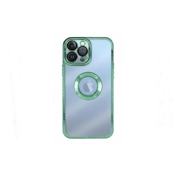 Funda TPU para iPhone 13 Pro Max verde con iman Magsafe