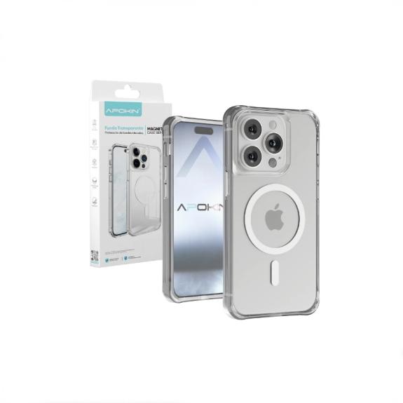 Funda TPU para iPhone 14 Pro Max transparente con iman Magsafe