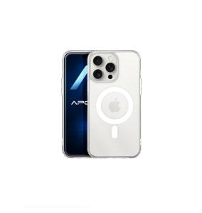 Funda TPU para iPhone 15 Pro Max transparente con iman Magsafe