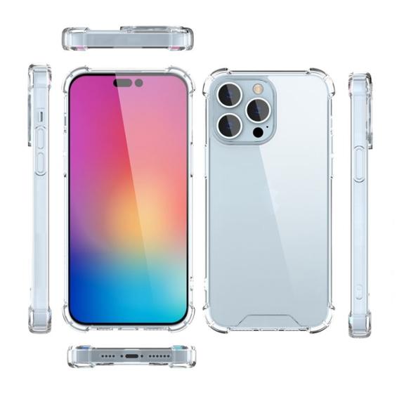 Funda TPU para iPhone 15 Pro transparente