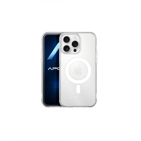 Funda TPU para iPhone 16 Pro Max transparente con iman Magsafe