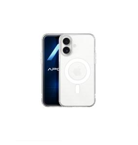 Funda TPU para iPhone 16 transparente con iman Magsafe