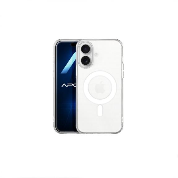 Funda TPU para iPhone 16 transparente con iman Magsafe