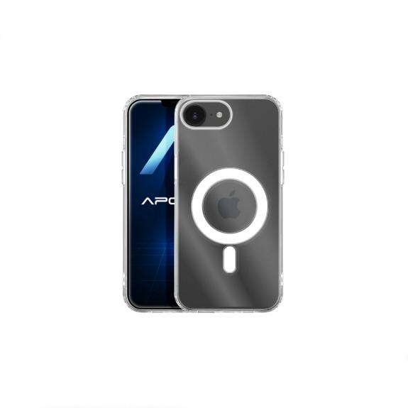 Funda TPU para iPhone 16e transparente con iman Magsafe