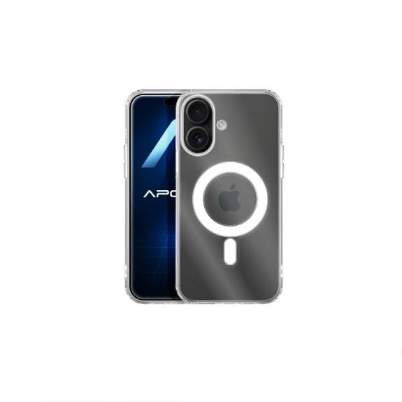 Funda TPU para iPhone 17 transparente con iman Magsafe