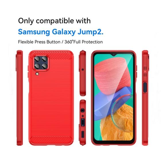 Funda TPU para Samsung Galaxy Jump2 rojo