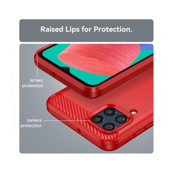 Funda TPU para Samsung Galaxy Jump2 rojo