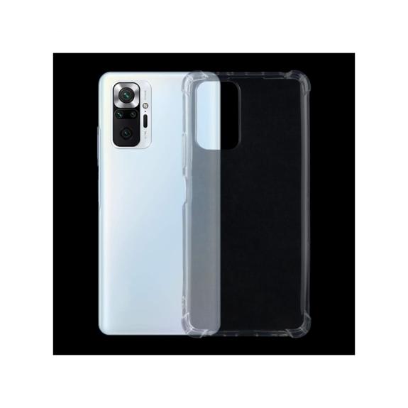 FUNDA TPU PARA XIAOMI REDMI NOTE 10 PRO / PRO MAX TRANSPARENTE