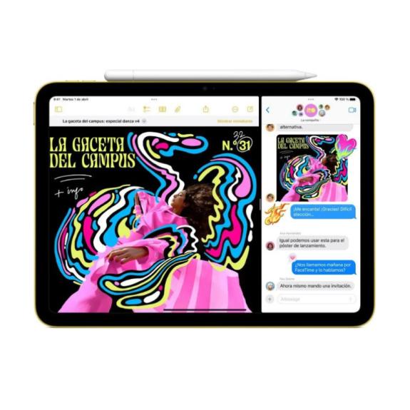 iPad 10 2022 de 64GB Wifi + Cellular color amarillo
