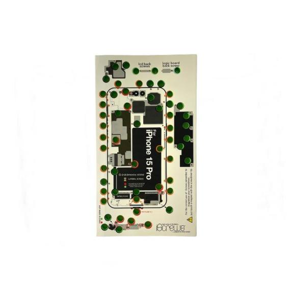 iScrews Plantilla Organizador Tornillos | iPhone 15 Pro