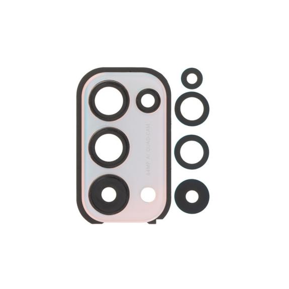 Lente cámara para Oppo Reno5 4G / 5G / Find X3 Lite Plateado