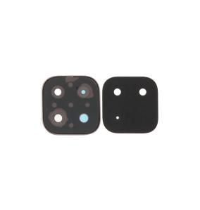 Lente Para Huawei Honor X6c con embellecedor negro