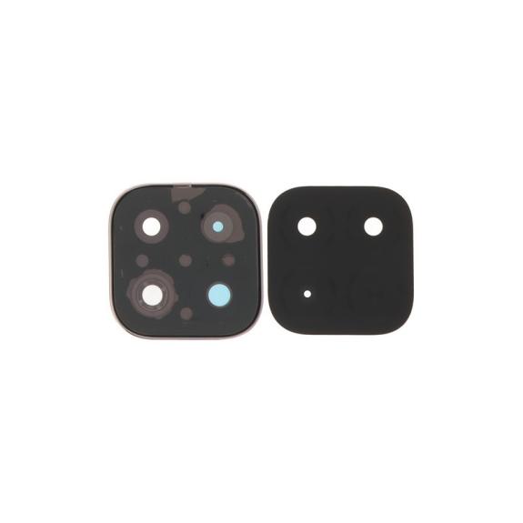 Lente Para Huawei Honor X6c con embellecedor negro