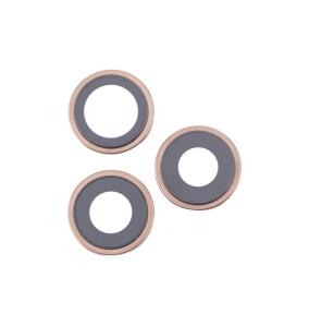 Lente para iPhone 16 Pro Max en color dorado
