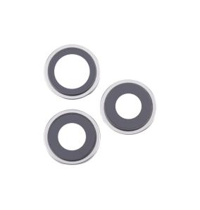 Lente para iPhone 16 Pro Max en color plateado