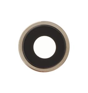 Lente Para iPhone Air con embellecedor dorado