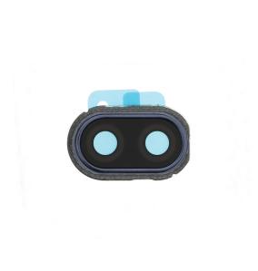 Lente para LG K40S con embellecedor negro