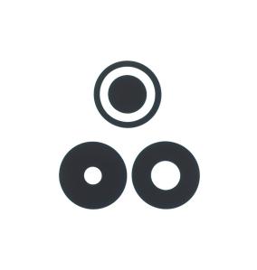 Lente Para Oppo A3 Pro en color negro (3 Piezas En Un Juego)