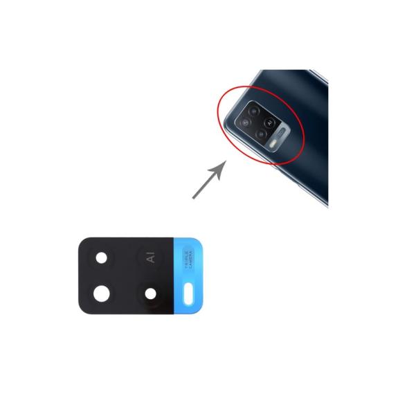 Lente para Oppo A54 4G en color azul
