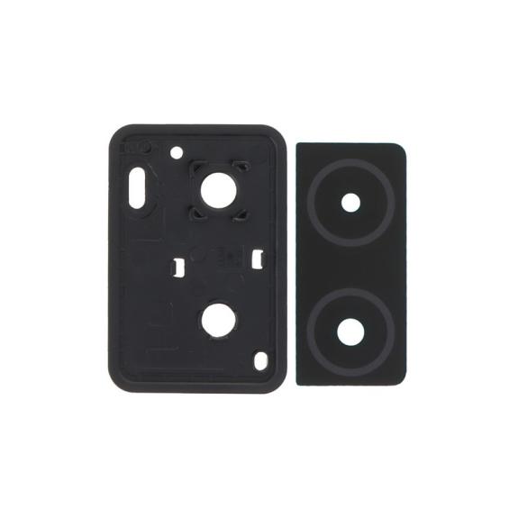 Lente Para Oppo A57s en color negro (Con Embellecedor)