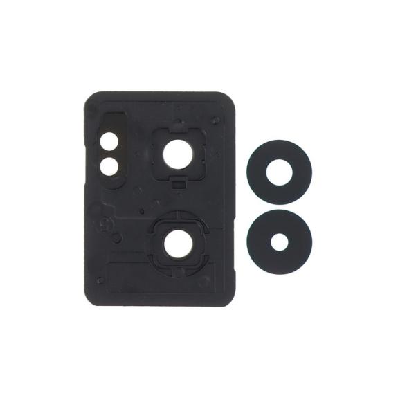 Lente Para Oppo A77 5G en color negro (Con Embellecedor)