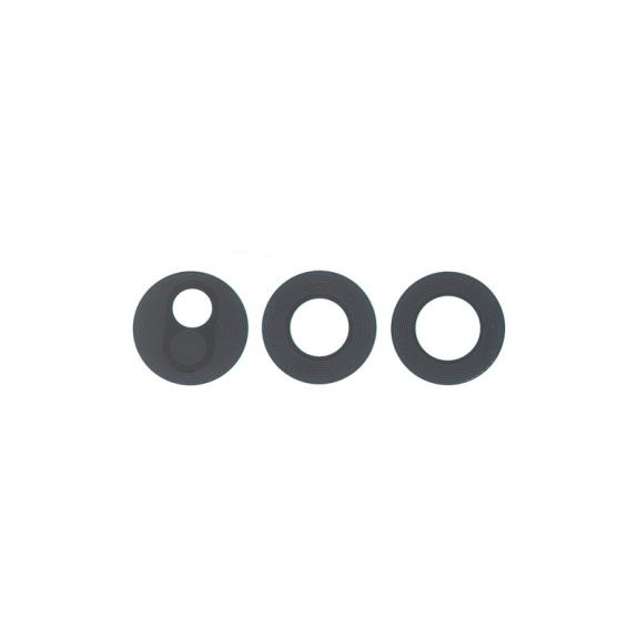 Lente Para Oppo Reno12 5G en color negro (3 Piezas En Un Juego)