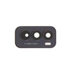 Lente Para Oppo Reno12 Pro 5G con embellecedor negro
