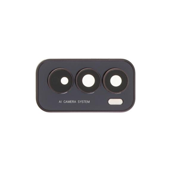 Lente Para Oppo Reno12 Pro 5G con embellecedor negro