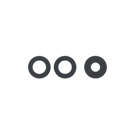 Lente para Oppo Reno6 Pro 5G en color negro, 3 piezas en juego