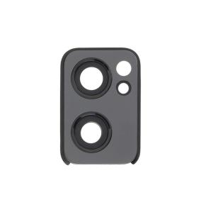 Lente para Oppo Reno7 5G en color negro con embellecedor